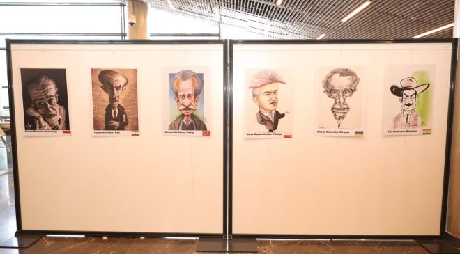 Uluslararası Orhan Kemal sergisi Osmangazi’de açıldı