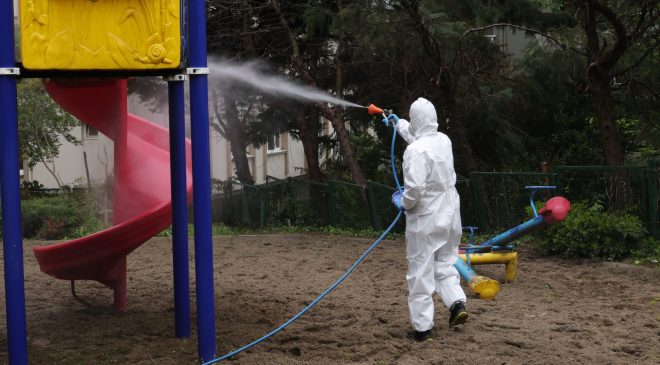 Osmangazi’de halk sağlığı için kesintisiz dezenfeksiyon mesaisi
