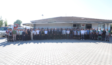 Başkan Taban’dan personele sabah mesaisi ziyareti