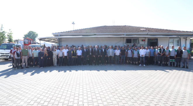 Başkan Taban’dan personele sabah mesaisi ziyareti