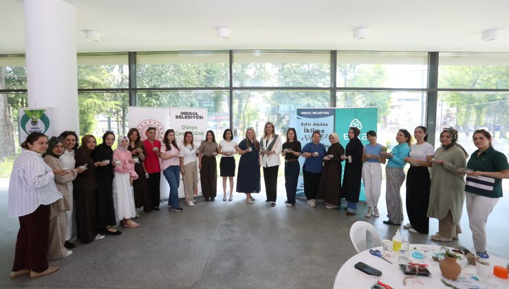 İnegöl Belediyesi’nden Çevre Haftası’na workshoplu başlangıç