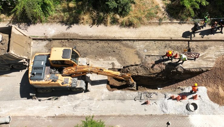 İnegöl’de yılların altyapı sorunu çözülüyor