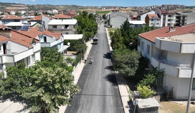 Büyükşehir’den İnegöl’e 1,5 kilometrelik yeni asfalt hattı