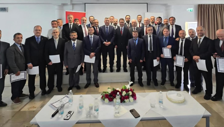 Gurbete hizmet eden din görevlilerine Münih’te vefa