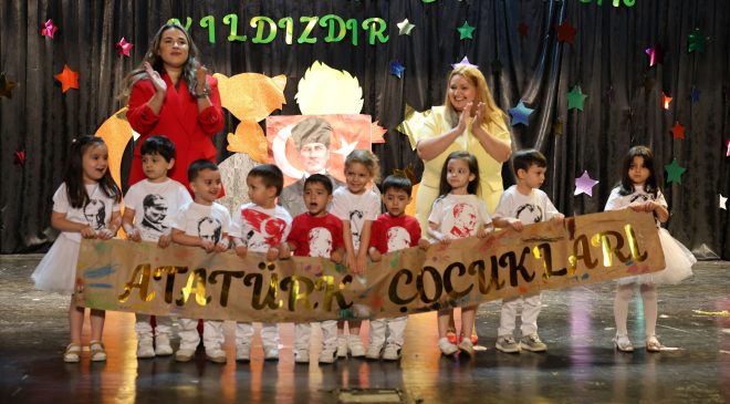 Uğur Böcekleri Kreşi öğrencilerinden görkemli yıl sonu kapanışı
