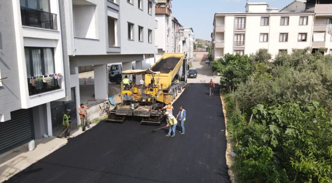 Gemlik Belediyesi’nden mahallelerde yoğun mesai