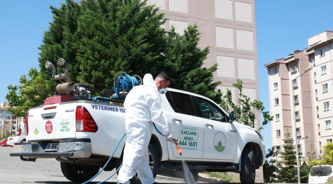 Osmangazi’de 136 mahallede haşere alarmına karşı önlem