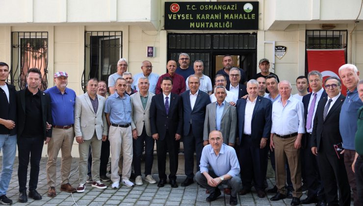 Osmangazi Belediye Başkanı Erkan Aydın’dan mahalle mesaisi