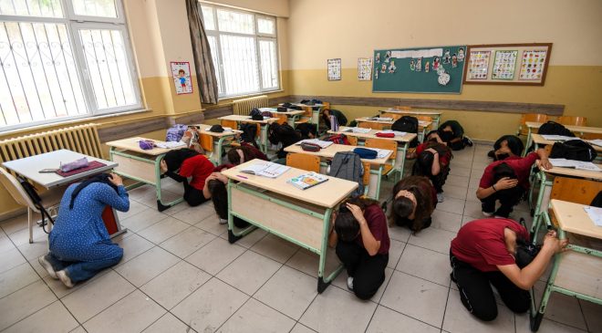 Osmangazi’de öğrencilere deprem bilinci aşılandı