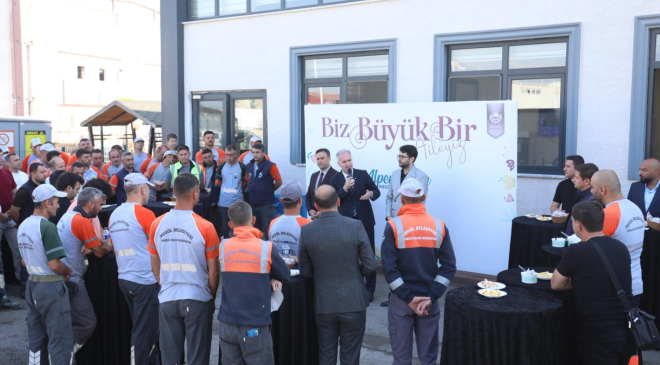 Başkan Taban’dan temizlik emekçilerine moral ziyareti