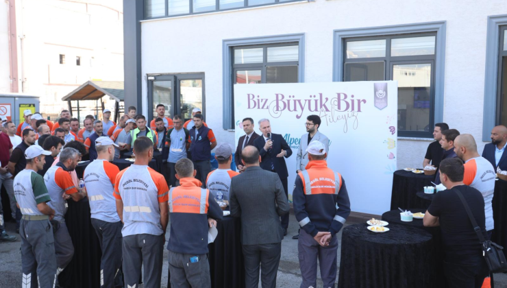 Başkan Taban’dan temizlik emekçilerine moral ziyareti