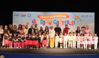 Yıldırım’ın minikleri ilk mezuniyetini kutladı