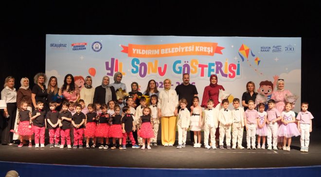 Yıldırım’ın minikleri ilk mezuniyetini kutladı