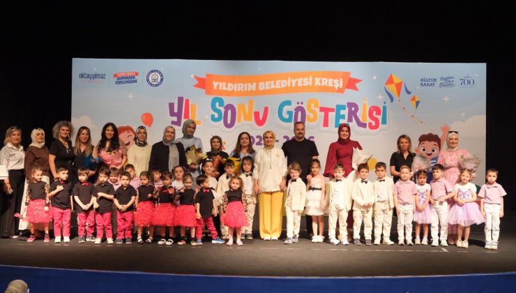 Yıldırım’ın minikleri ilk mezuniyetini kutladı