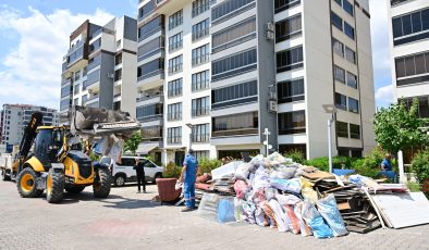 Yıldırım’da yangından etkilenen ailelere yardım eli