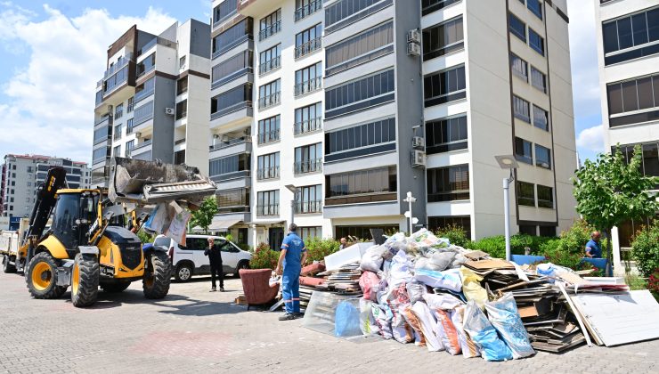 Yıldırım’da yangından etkilenen ailelere yardım eli