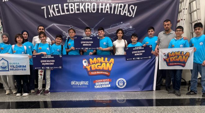 Yıldırım’ın robot takımı olimpiyatlara damga vurdu
