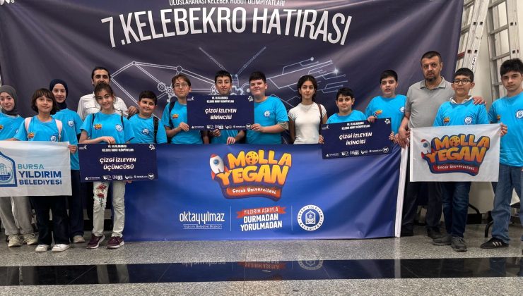 Yıldırım’ın robot takımı olimpiyatlara damga vurdu