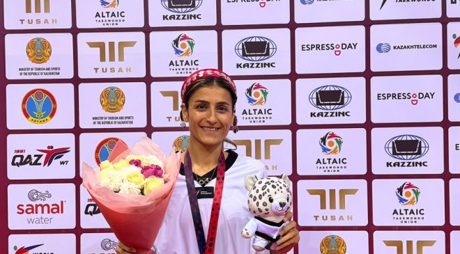 Milli Tekvandocu Hatice Kübra İlgün Kazakistan’da fırtına estirdi