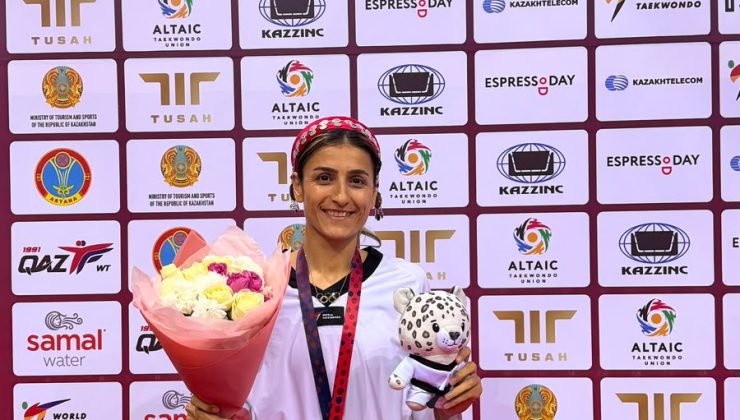 Milli Tekvandocu Hatice Kübra İlgün Kazakistan’da fırtına estirdi