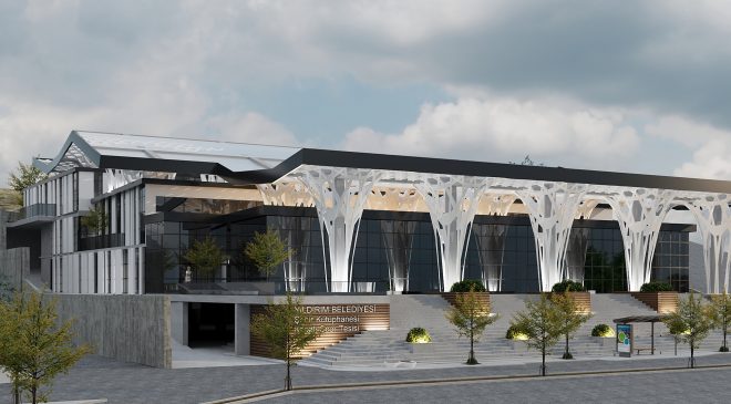 Eski pazar alanı modern spor merkezine dönüşüyor
