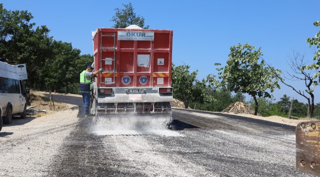 Büyükşehir’den Dağakça Mahallesi’ne yol yatırımı