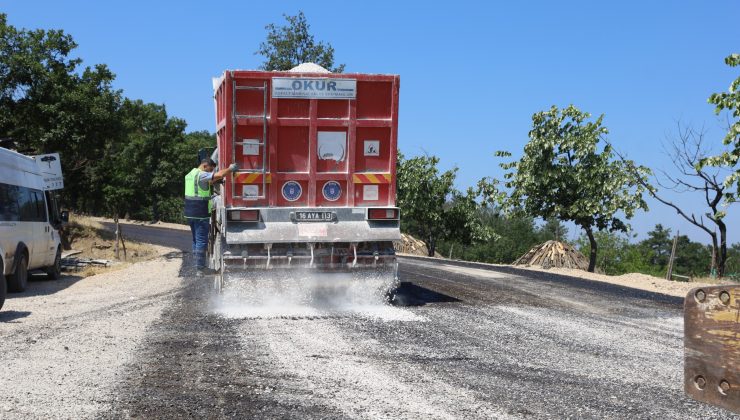 Büyükşehir’den Dağakça Mahallesi’ne yol yatırımı