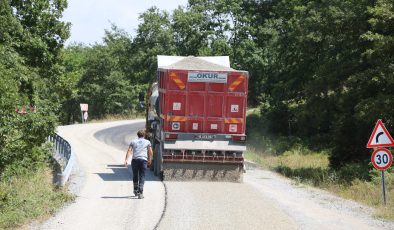 Büyükşehir’den İznik kırsalına 4,7 kilometrelik yol yatırımı