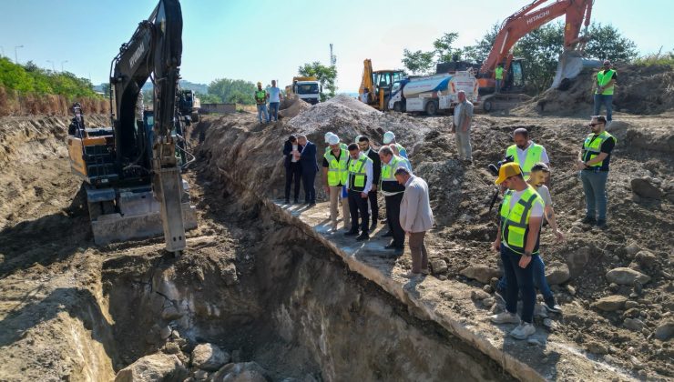 Bursa’da 2 kilometrelik atıksu kollektörü inşa ediliyor
