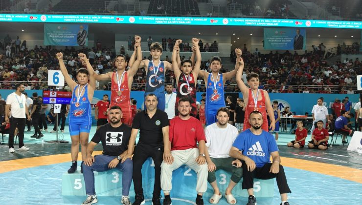 Minikler Güreş Türkiye Şampiyonası’na Bursa imzası
