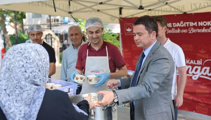 Osmangazi’de aşure kazanları birlik ve beraberlik için kaynadı