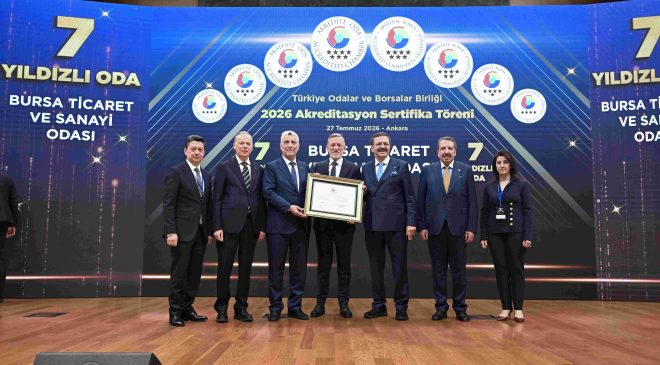 BTSO’ya 7 yıldızlı akreditasyon