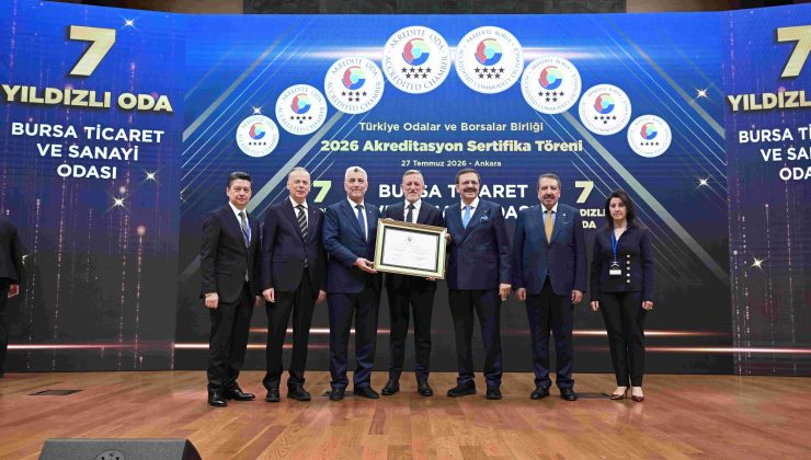 BTSO’ya 7 yıldızlı akreditasyon