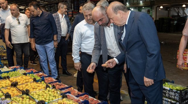 BTSO Başkan Adayı Özer Matlı’dan hal esnafına ziyaret