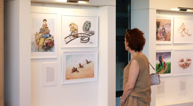 Göçün acıları ve umutları karikatürlerle canlandı