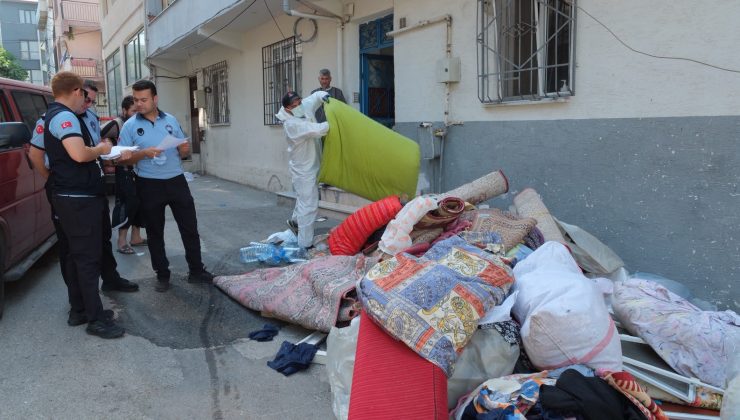 Yıldırım’da çöp evden 5 ton atık çıkarıldı