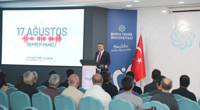 Deprem riskine karşı bilim insanları Bursa’da buluştu