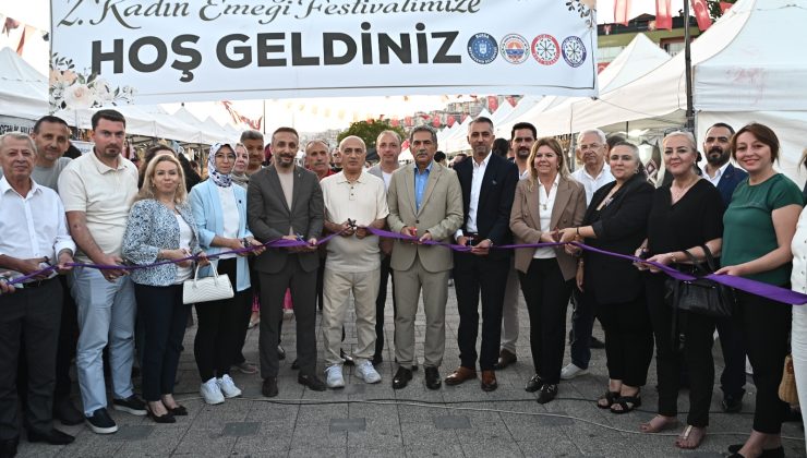 Gemlik’te kadınların ürettikleri binlerce kişiyle buluştu