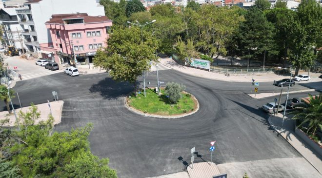 Eğitim Caddesi’nde çalışmalar tamamlandı
