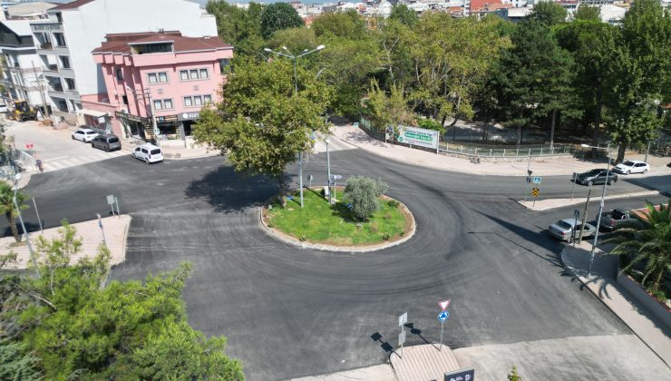 Eğitim Caddesi’nde çalışmalar tamamlandı