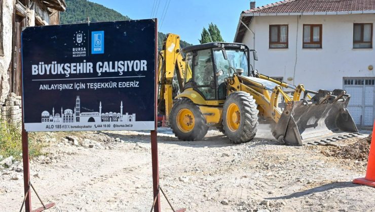 Keles’te 5 bin 800 metrelik içme suyu hattı