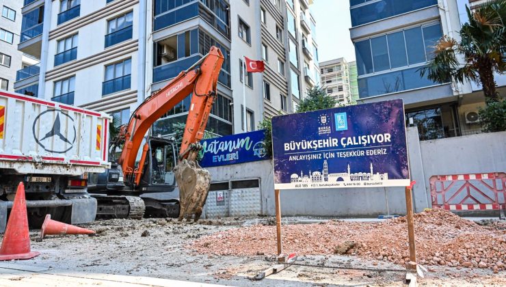 BUSKİ’den Nilüfer’e altyapı takviyesi