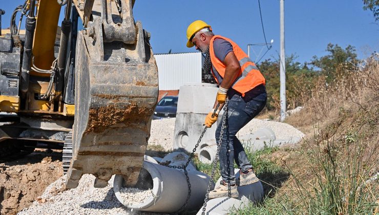 Yenişehir’in 5 mahallesine 7 bin 600 metrelik güçlü altyapı ağı