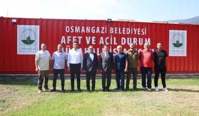 Osmangazi’de afetlere karşı uydu iletişimi ve drone sistemi devrede