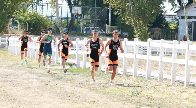 Genç sporcular Bursa Duatlon İl Birinciliği’nde yarıştı