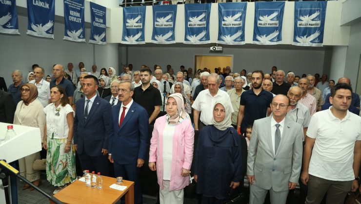 Bursa’da Millet Partisi kurultayı: Akyıldız yeniden seçildi