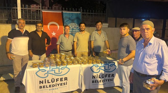 Mevlid Kandili’nde Nilüfer’de binlerce vatandaşa ikram