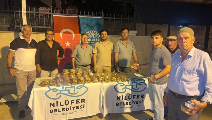 Mevlid Kandili’nde Nilüfer’de binlerce vatandaşa ikram