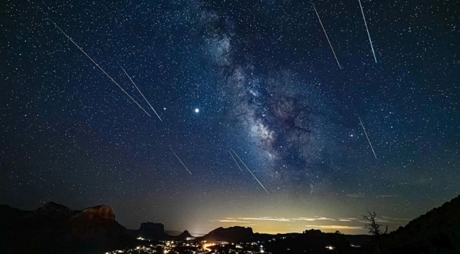 Yenişehir’de Çiçeközü Göleti’nde Perseid Meteor Yağmuru gözlemi