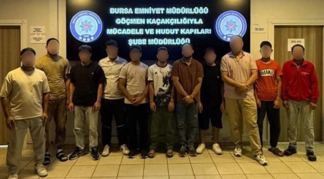 Bursa’da iş yerinden 11 kaçak işçi çıktı